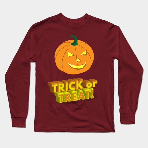 Trick or Treat! Long Sleeve T-Shirt by dblaiya